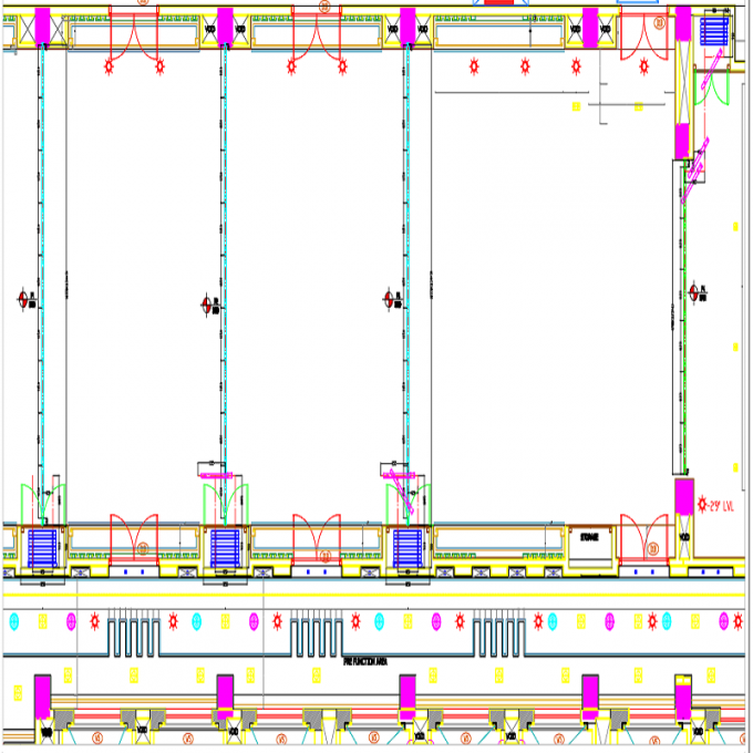 La preuve saine fonctionnelle acoustique moderne divise le remplissage 55 Kg/M3 de Rockwool