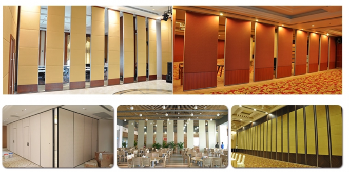 Salle de conférence glissant la cloison de séparation avec le cadre en aluminium/diviseur de pièce acoustique