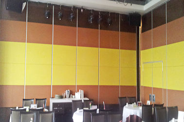 Le mur mobile en aluminium de restaurant de preuve saine divise l'épaisseur de 85mm