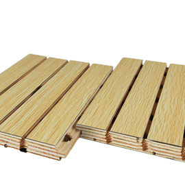 Panneaux de mur acoustiques de bois de construction de studio d'insonorisation de panneau en bois de feutre