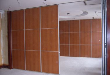 Séparations démontables de preuve de bruit de bureau de Singapour, portes coulissantes en bois