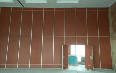 Cloisons de séparation se pliantes fonctionnelles, cadre en aluminium glissant le mur mobile intérieur de diviseur de pièce