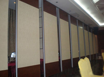 Tissu se pliant ISO9001 de finition de mélamine de cloisons de séparation de Hall de banquet d'hôtel