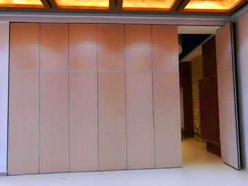 Cloisons de séparation mobiles accrochantes de rouleaux de porte coulissante de la taille 4m pour le restaurant/églises