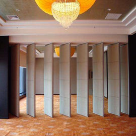 Cloisons de séparation coulissantes fonctionnelles de système de matériel acoustique pour l'hôtel décoratif