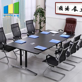 Tableau réglé moderne de lieu de réunion de stratifié de mélamine de panneau des meubles de bureau cpc