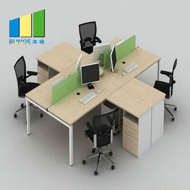 Séparations adaptées aux besoins du client de meubles de bureau de couleur/compartiments modulaires de bureau