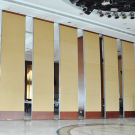 Cloison de séparation mobile de panneaux en bois en aluminium de profil pour l'hôtel 3 ans de garantie