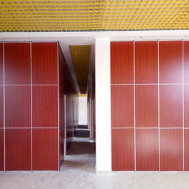 Cloisons de séparation mobiles se pliantes coulissantes fonctionnelles de porte en bois d'intérieurs pour le lieu de réunion de Hall de banquet
