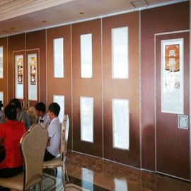 Cloison de séparation mobile de conception en bois intérieure de porte coulissante pour le banquet Hall et l'amphithéâtre