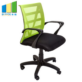 Metal la chaise confortable de maille de bureau de cadre/la chaise bureau de tissu avec les roues en nylon
