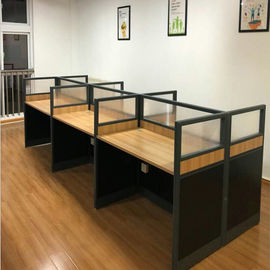 Les meubles de bureau modernes du poste de travail de compartiment de 6 Seat divisent favorable à l'environnement