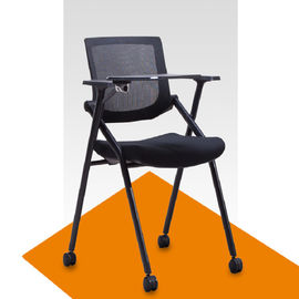Chaise pliable et empilable de bureau de maille de dossier de lieu de réunion avec la base d'étoile du nylon cinq