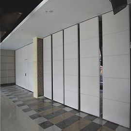 Cloisons de séparation se pliantes d'hôtel manuel en aluminium de profil/diviseurs mobiles de mur