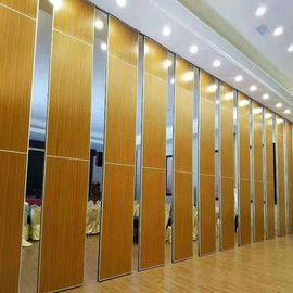 Mélamine insonorisée mobile de Hall de banquet fonctionnel de salle de conférence cloisons de séparation de 65 millimètres