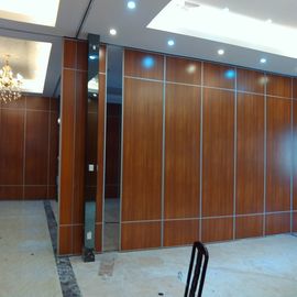 Aluminium en bois de profils de bureau mobile glissant des séparations de mur pour la salle de bal