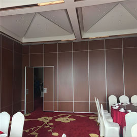 Séparations mobiles de mur de pliage de portes de pièce de restaurant portatif de diviseurs pour le réfectoire de VIP