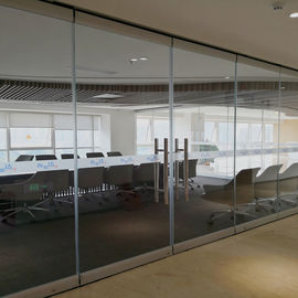 Les meubles de bureau en verre Frameless divisent les murs fonctionnels pour la salle de conférence