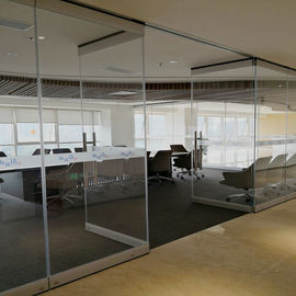 Les meubles de bureau en verre Frameless divisent les murs fonctionnels pour la salle de conférence