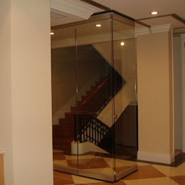 Glissement du dessus de séparation en verre de cloisons de séparation et de la séparation mobile en verre Frameless inférieure pour le balcon
