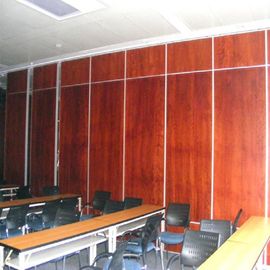 Tissu acoustique de lieu de réunion pliant les séparations mobiles de mur pour le centre de conférences