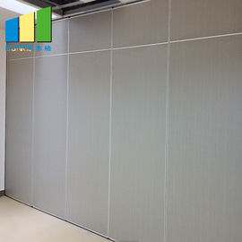 Salle de conférence glissant la séparation pliable acoustique de diviseur de pièce de mur d'isolation phonique mobile de panneau