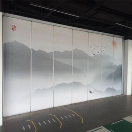Surface d'impression fonctionnelle mobile de paysage de murs de cloisons de séparation d'Ebunge pour le restaurant classieux