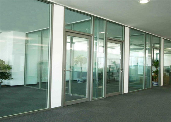 Le verre en aluminium de glissement de cadre de voie mobile de mur la cloison de séparation pour des salles de conférence