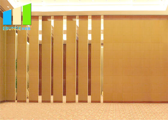 Séparation saine coulissante provisoire de preuve de mur de bien mobilier en bois intérieur
