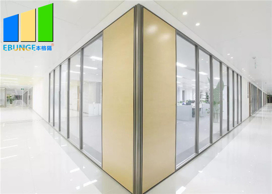 Cloison de séparation en verre modulaire démontable écologique pour l'immeuble de bureaux