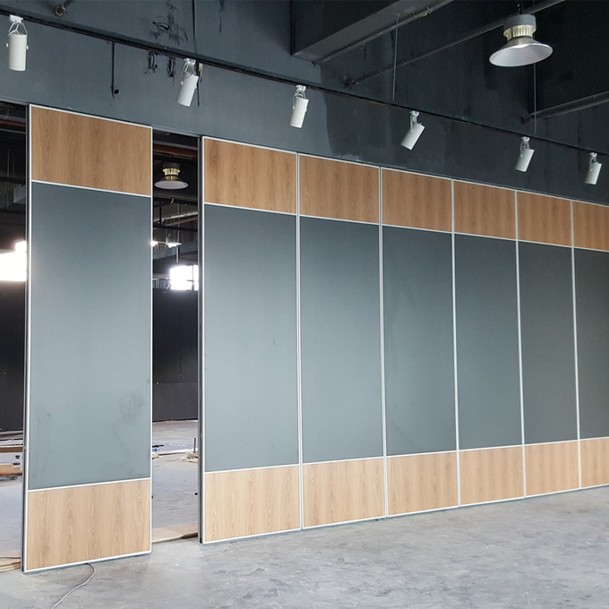 Cloisons de séparation se pliantes insonorisées de salle de classe, séparation mobile acoustique de style américain