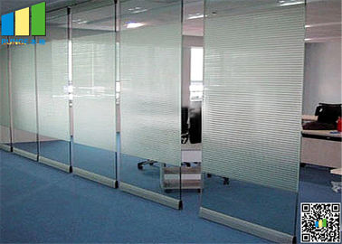 panneaux de mur mobiles fois de pièce en verre de 10MM avec la largeur de la porte coulissante 500/1230mm