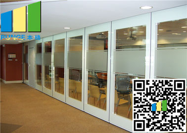 Hall mur vitré par bien mobilier en verre de bureau de 2,56 pouces pour le lieu de réunion