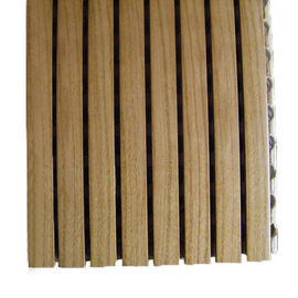 Panneaux de mur en bois acoustiques de fibre de verre de matériau de construction de tuile minérale acoustique en aluminium de plafond
