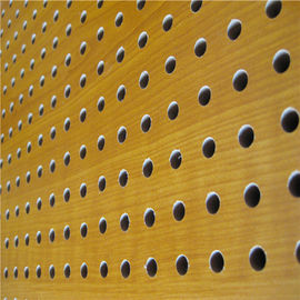 Panneaux insonorisants perforés de bois de construction en bois acoustique de conseil de forces de défense principale