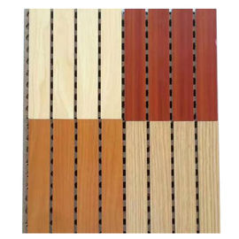 Panneaux d'écran de réduction du bruit et en bois antibruits cannelés pour des murs et plafonds en bois