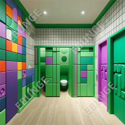 Partie de salle de bain abordable avec installation et personnalisation faciles