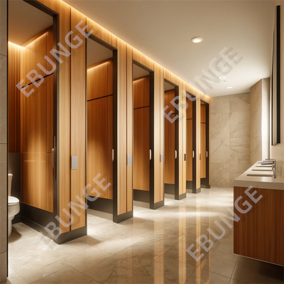 Les séparateurs de toilettes prennent en charge les cloisons de séparation commerciales personnalisées résistantes aux rayures et aux chocs