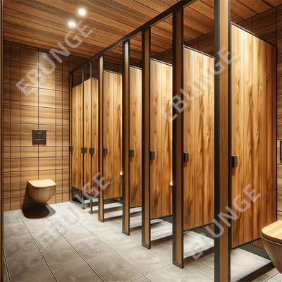 Les séparateurs de toilettes prennent en charge les cloisons de séparation commerciales personnalisées résistantes aux rayures et aux chocs