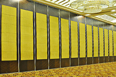 Surface de tissu glissant les cloisons de séparation mobiles fonctionnelles pour le banquet Hall d'hôtel