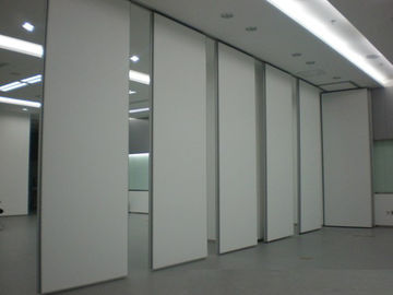 Salle de classe porte de pliage en aluminium glissant de cloisons de séparation/mélamine panneau