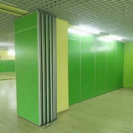 Salle de classe porte de pliage en aluminium glissant de cloisons de séparation/mélamine panneau