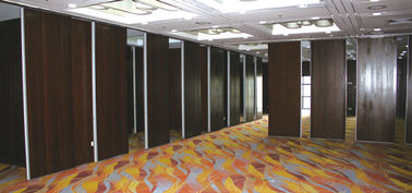diviseurs de salle de conférence de taille de 6m avec la voie d'aluminium de surface de mélamine
