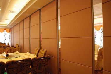 Diviseurs de pièce acoustiques extérieurs en cuir d'hôtel, épaisseur de panneau 65 millimètres
