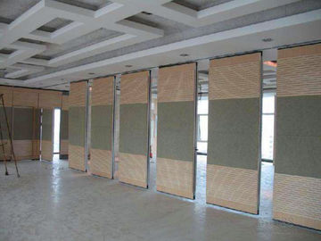 Séparations mobiles de mur de Hall de banquet, surface de mélamine glissant le diviseur de pièce acoustique