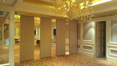Cloisons de séparation insonorisées intérieures d'hôtel de porte coulissante pliant les séparations fonctionnelles pour le banquet Hall avec de diverses couleurs