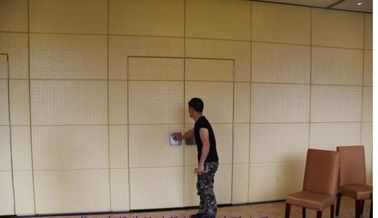 Séparations saines de preuve de salle de classe, cadre en aluminium glissant les diviseurs se pliants de mur