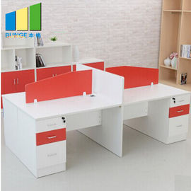 Façonnez les séparations de meubles de bureau d'épaisseur de 60mm/le poste de travail compartiment de personnel