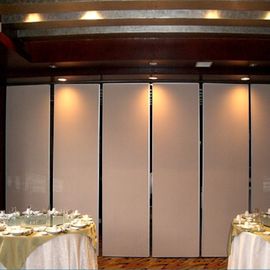 Cloison de séparation mobile de panneaux en bois en aluminium de profil pour l'hôtel 3 ans de garantie