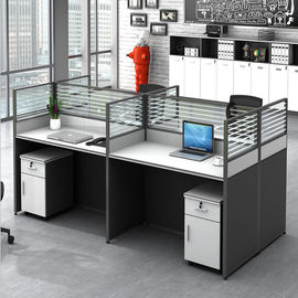 Les meubles modulaires de poste de travail de bureau de compartiment en aluminium qui respecte l'environnement/bureau placent